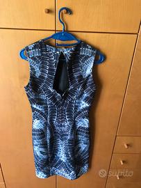 Abito fantasia grigio-nero H&M TG. 42