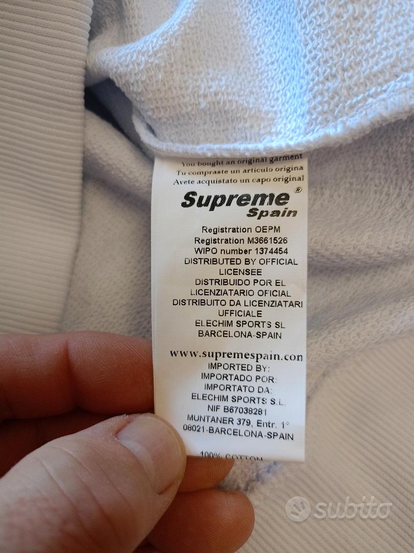 Tuta hot sale supreme originale