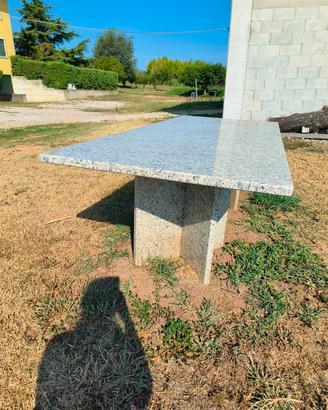 tavolo di granito per esterno 