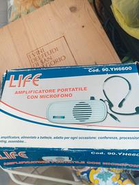 amplificatore portatile con microfono