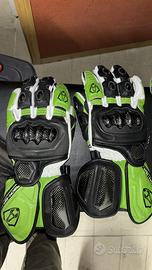 Guanti in pelle arlen ness con nocche carbonio