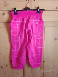 Pantaloni rosa a pinocchietto Miss Pocket