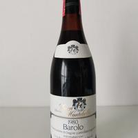 Bottiglia di vino Barolo 1980 Duca Bortini Di M