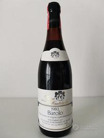 Bottiglia di vino Barolo 1980 Duca Bortini Di M