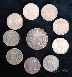 10 monete argento olandesi
