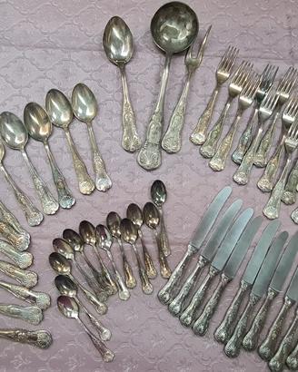 Servizio posate placcato in argento