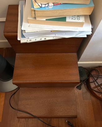Arredamento scaletta in mogano