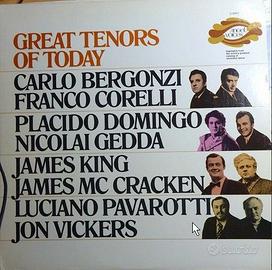 Vinile 33 Great Tenors Of Today Angel Records 1978
