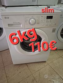 Lavatrice Lg 6kg slim motore direct drive 1000giri