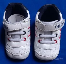 scarpe bimbo bianche in pelle
