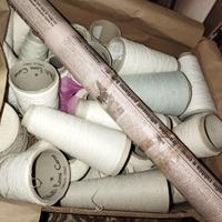 Filato rotoli lana cotone e altro