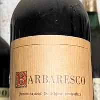 Vino barbaresco damigiane varaldo 1978