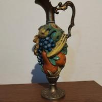 decanter cherubino dipinto a mano