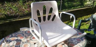 Sedia girevole per vasca da bagno anziani 