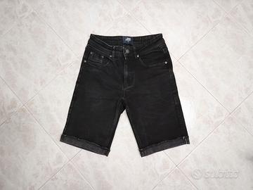 Jeans Corti Uomo Taglia 28 - Nero