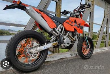 TELAIO TARGATO KTM EXC 520 1999 MOTARD 2001 2002