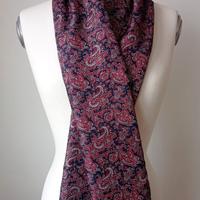 Sciarpa double face in seta e lana da uomo