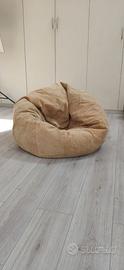 Pouf beige da interno