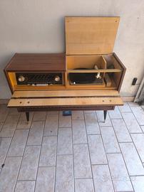 mobile radio Dumont con giradischi lesa 