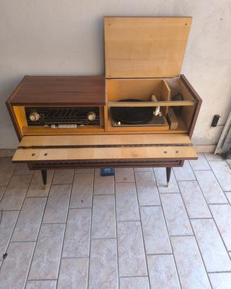mobile radio Dumont con giradischi lesa 