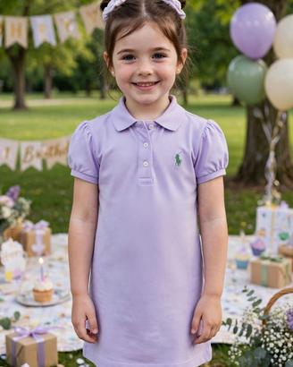 RALPH LAUREN ABITO BIMBA LILLA ANNI 6