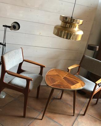 2 Sedie Teak Design Danish Vintage Originali ‘60