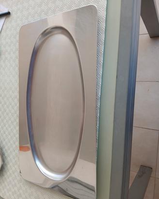 Piatto da portata in acciaio Inox