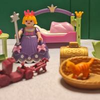 camera letto principessa  playmobil 