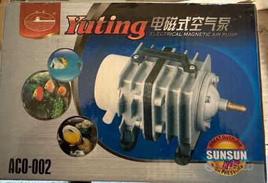 Pompa aria per acquario