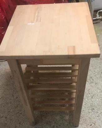 Tavolo d’appoggio con porta bottiglie