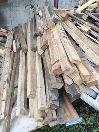 travetti in legno di diverse misure