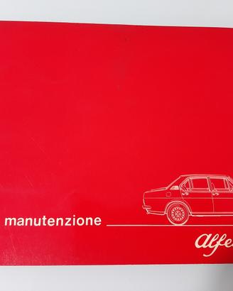 Alfa romeo alfetta 1600 uso e manutenzione