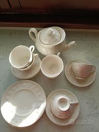 Servizio tè + teiera Wedgwood Etruria & Barlaston
