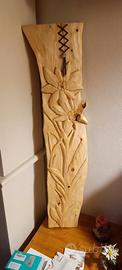 scultura in legno di cirmolo