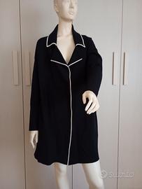 giacca lunga donna nera Zara 