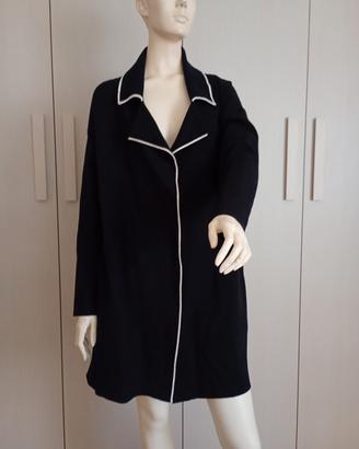 giacca lunga donna nera Zara 