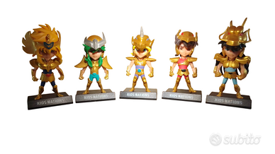 5 Mini Cavalieri dello Zodiaco Armatura Oro