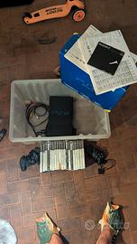 Play station 2 FAT  Completa di scatola  18 giochi