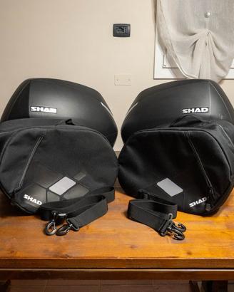 Coppia valigie laterali Shad SH36 Carbon