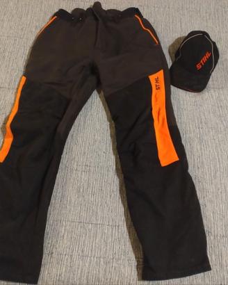 Pantaloni marchio STIHL  da lavoro + capellino