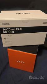 Sony a7 iv + obiettivo Sigma DG DN II