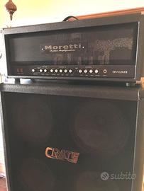 amplificatore chitarra modificato più 2 casse 4x12