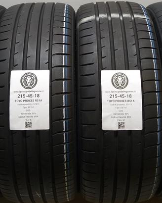 4 GOMME 215 45 18 TOYO A57475