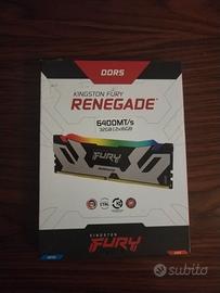 Kit 32GB DDR5-6400 CL32 KINGSTON F.RENEGADE RGB