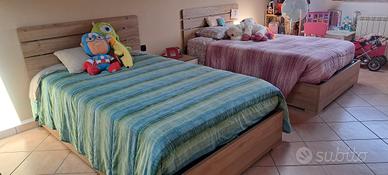 Cameretta letto contenitore + armadio 