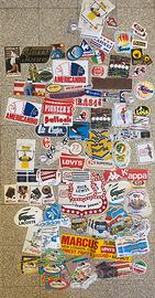 Adesivi anni 80 - marchi jeans, top brand