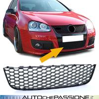 Griglia anteriore centrale paraurti Golf 5 GT/GTI