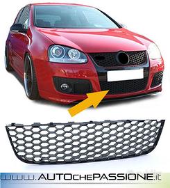 Griglia anteriore centrale paraurti Golf 5 GT/GTI