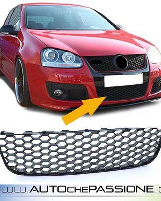 Griglia anteriore centrale paraurti Golf 5 GT/GTI