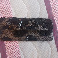 Pochette donna nera co tracolla marca Aufee